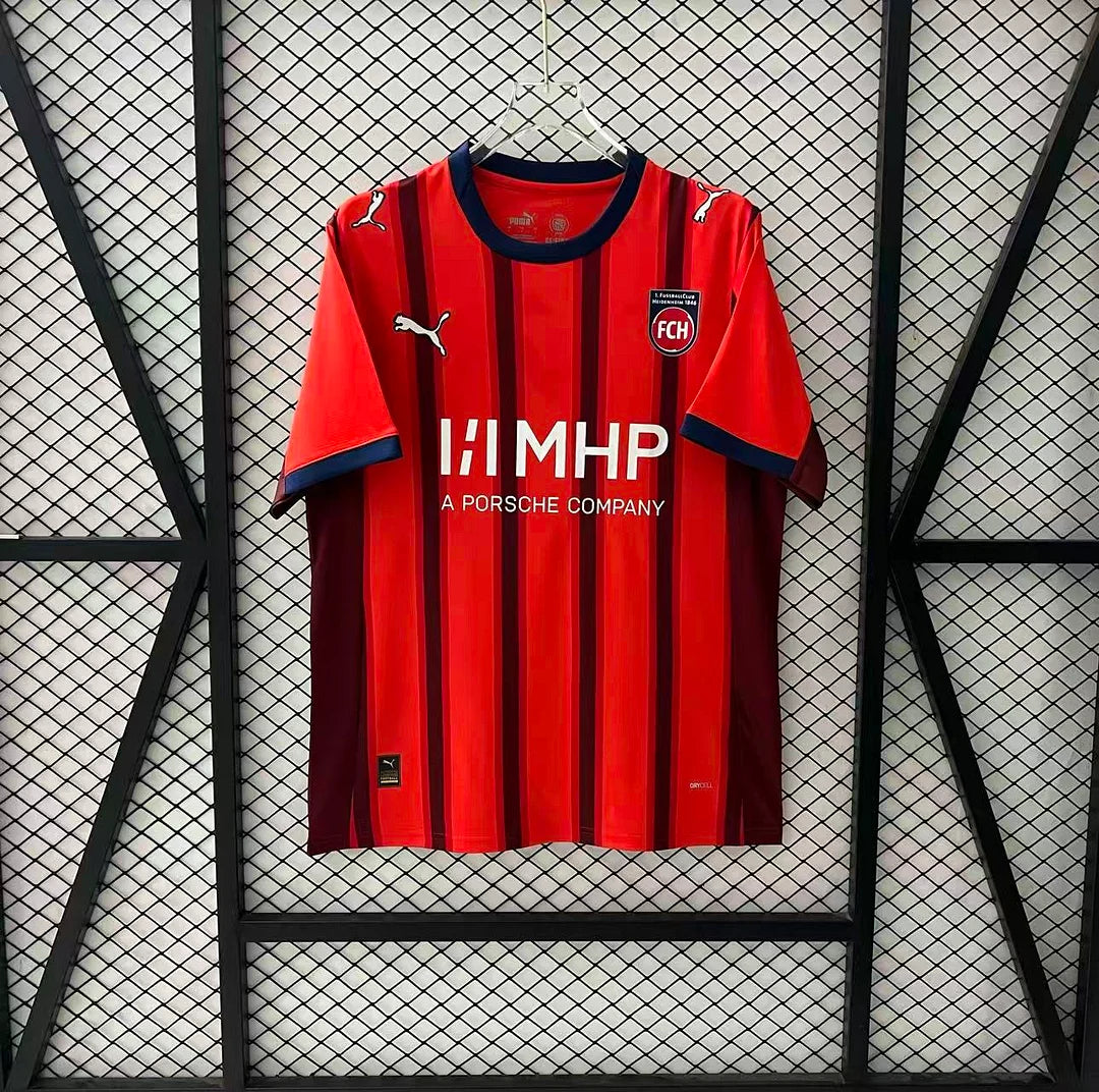 2025-2026 FC Heidenheim Home Football Jersey 1:1