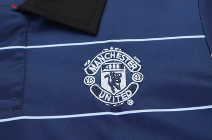 1999/2000 Retro Manchester United Away Football Jersey 1:1 Kids Size
