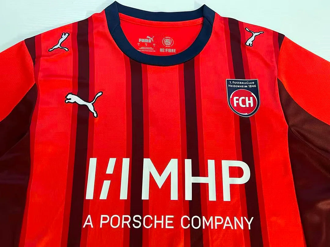 2025-2026 FC Heidenheim Home Football Jersey 1:1