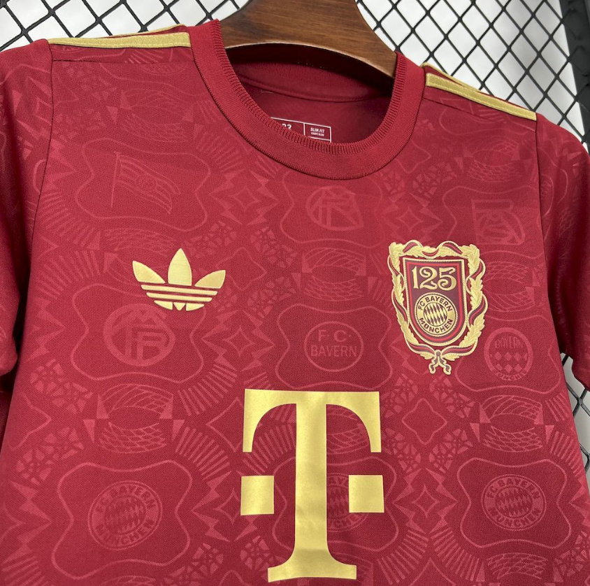 2025/2026 Bayern Munich 125th Anniversary Edition Football Jersey 1:1 Kids Size