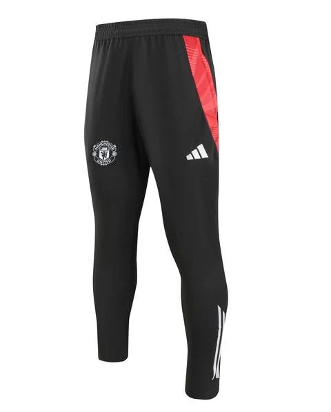2024/2025 Manchester United Half-Pull Training Suit Red blue and black print Football Shirt 1:1 Set