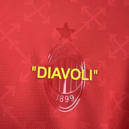 2025/2026 AC Milan Co-Branded Edition Red Football Jersey 1:1