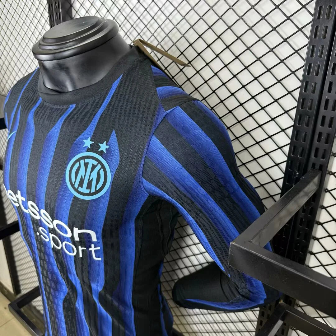 2025/2026 Long Sleeves Inter Milan Home Player Version Football Jersey1:1 Quality Thai