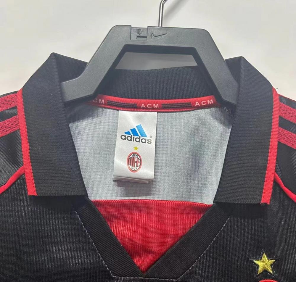 1998-1999 Retro AC Milan Third Away Football Shirt 1:1