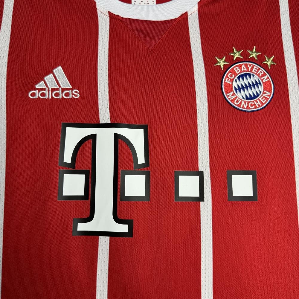 2017/2018 Retro Bayern Munich Home Football Jersey 1:1