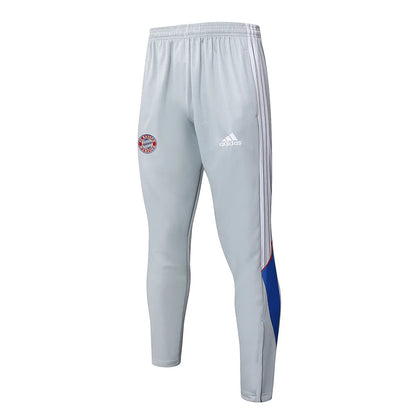 2025/2026 Bayern Munich Half-Pull Training Suit Light Gray Retro Style Football Shirt 1:1 Set