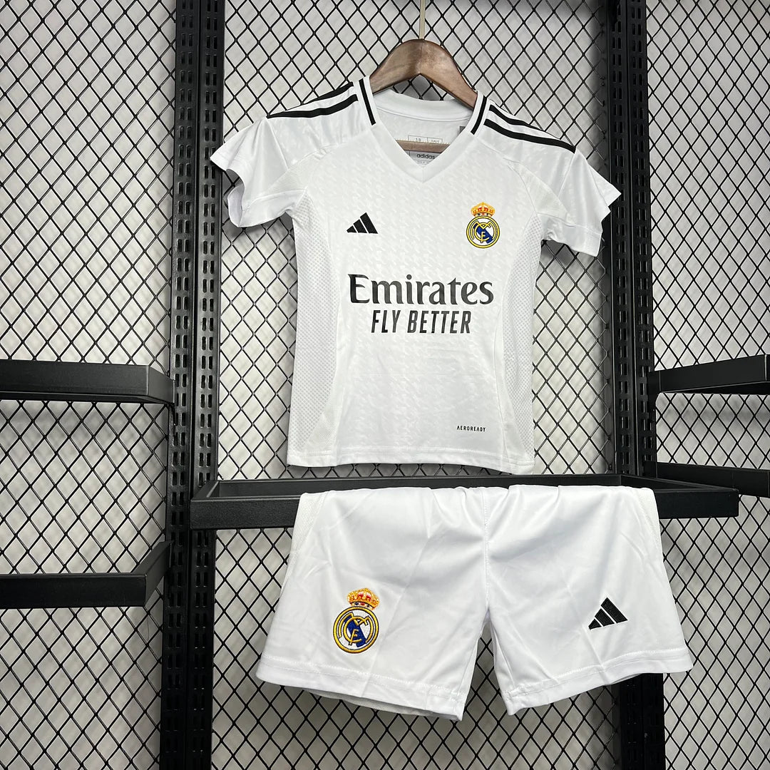 2024/2025 Real Madrid Home Football Shirt 1:1 Kids Size