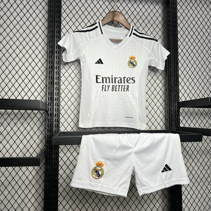 2024/2025 Real Madrid Home Football Shirt 1:1 Kids Size