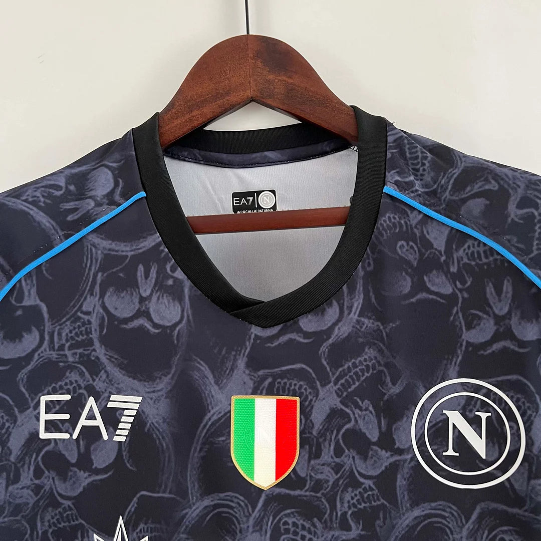 2023/2024 Napoli Halloween Special Edition Black Soccer Jersey 1:1