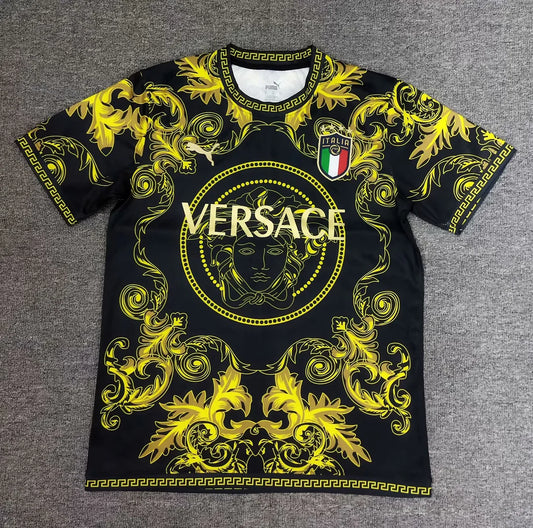 2024/2025 Italy Special Edition Black and gold Football Jersey 1:1