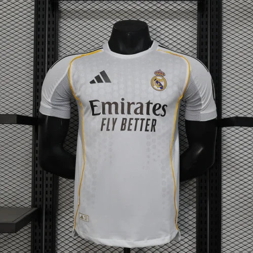 2025/2026 Player Version Real Madrid Home Football Jersey 1:1