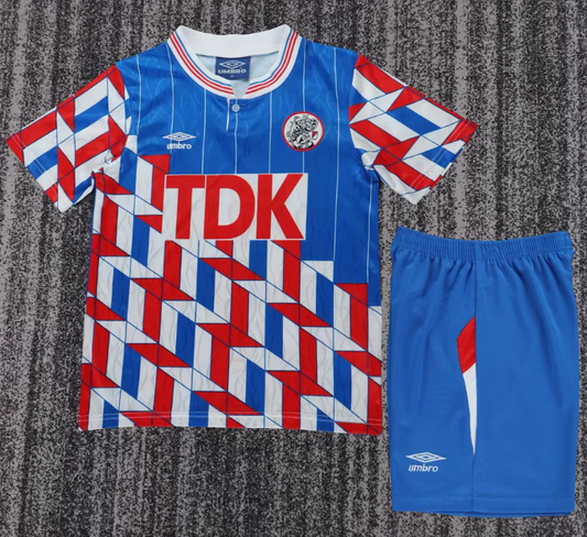 1998/1990 Retro Ajax Away Football Jersey 1:1 Kids Size