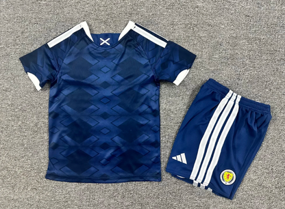 2026 Scotland National Team Home Football Shirt 1:1 Kids Size