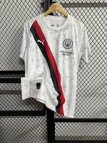 2025/2026 Manchester City KidSuper Joint Edition White Football Shirt 1:1