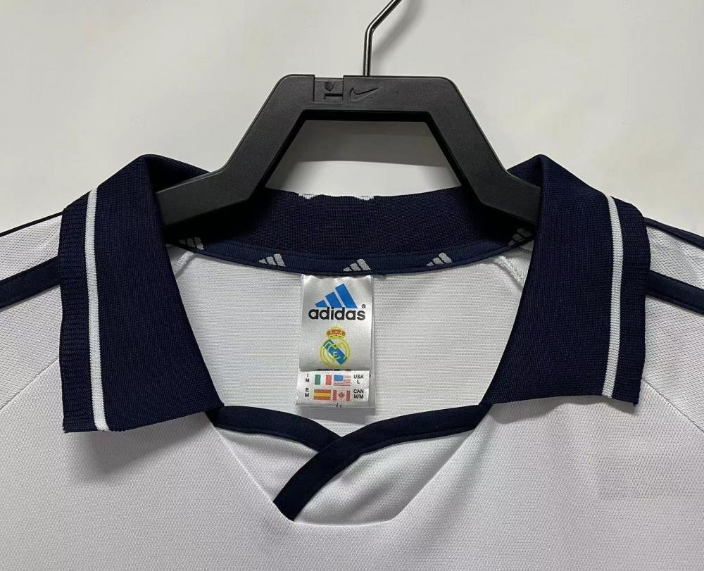 2000/2001 Retro Real Madrid Home Soccer Jersey 1:1