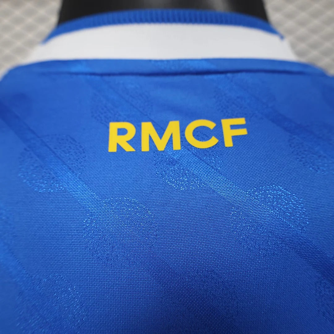 2025/2026 Player Version Real Madrid Third Away Blue Football Jersey 1:1