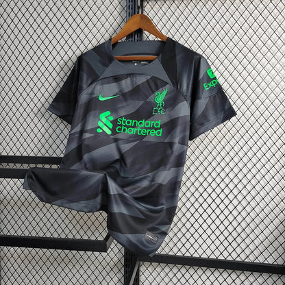 2023/2024 Liverpool Goalkeeper Black Soccer Jersey 1:1