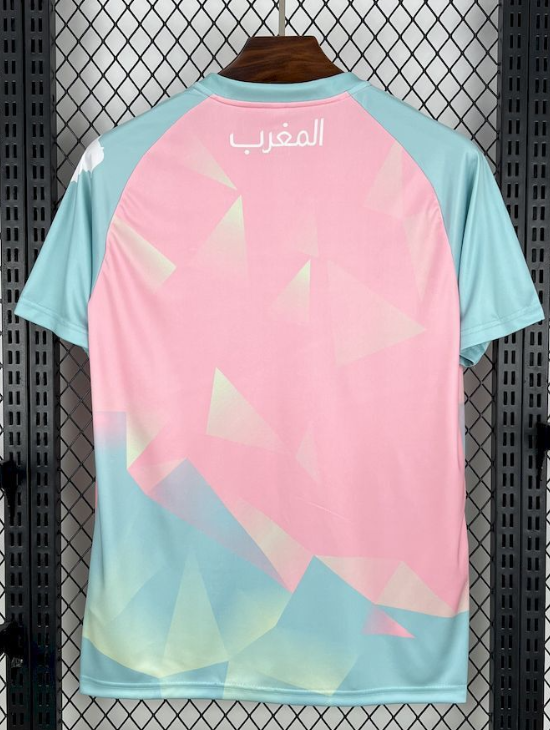 2025/2026 Morocco National Team Special Edition Pink And Green Football Jersey 1:1