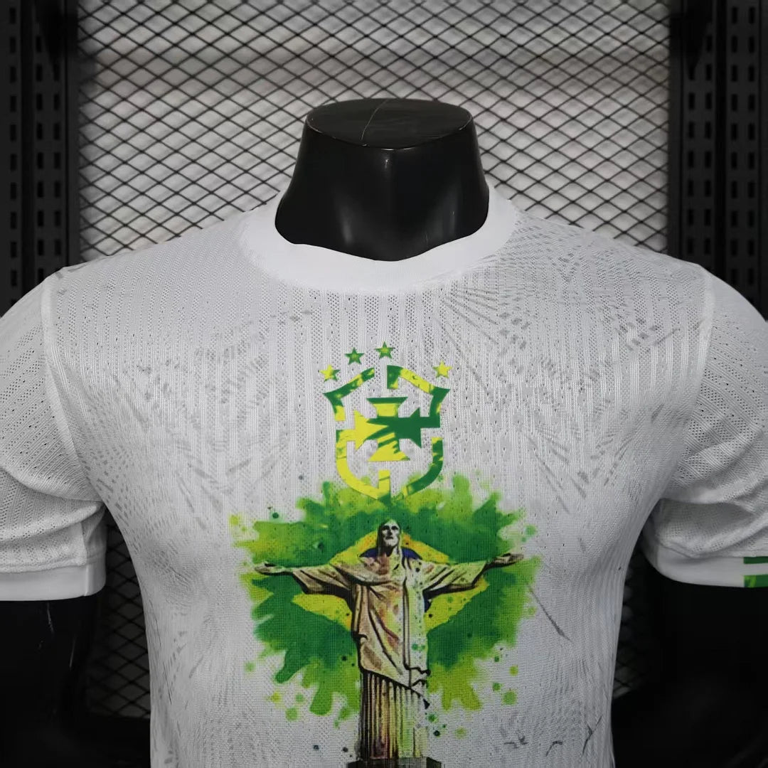 2025/2026 Player Version Brazil Jesus Special Edition white Football Jersey 1:1