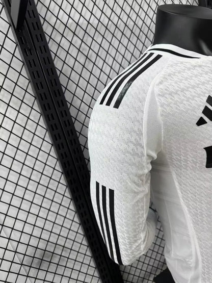 2024/2025 Player Version Real Madrid Home Long Sleeve Jersey 1:1