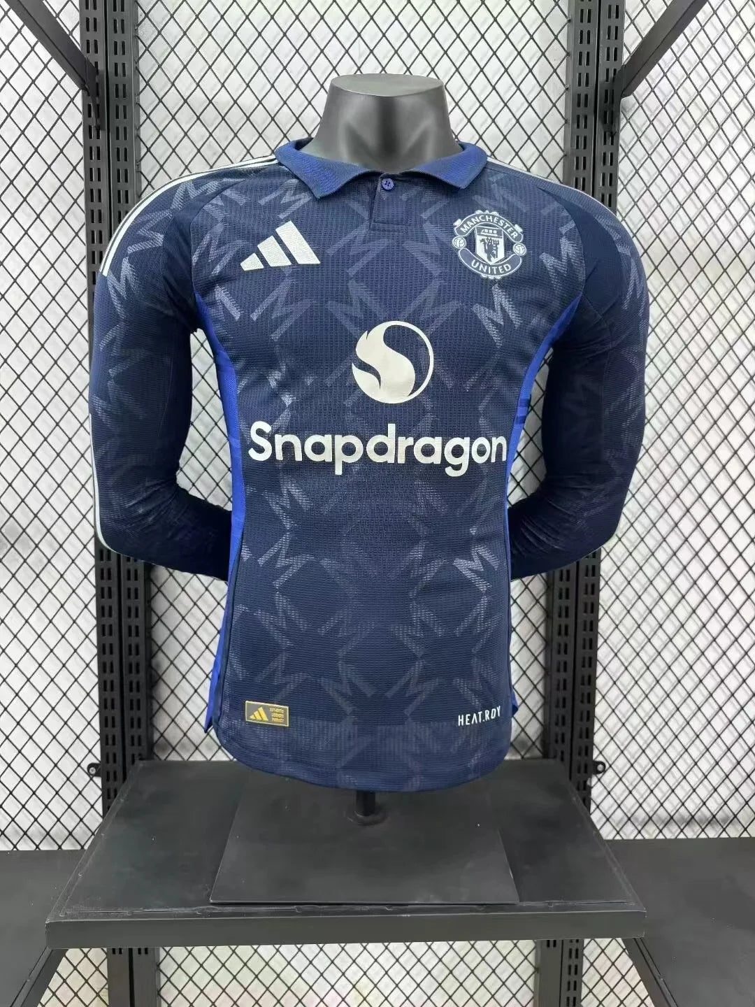 2024/2025 Player Version Manchester United Away Long Sleeve Football Shirt 1:1