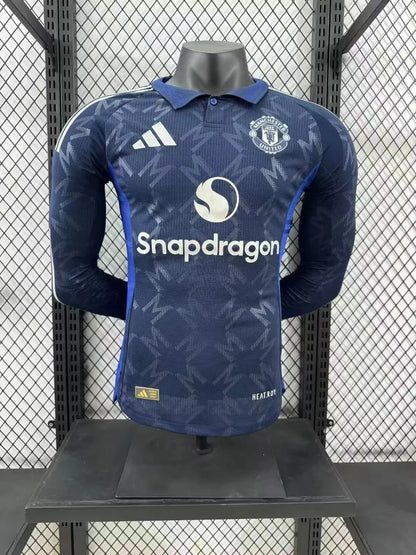 2024/2025 Player Version Manchester United Away Long Sleeve Football Shirt 1:1