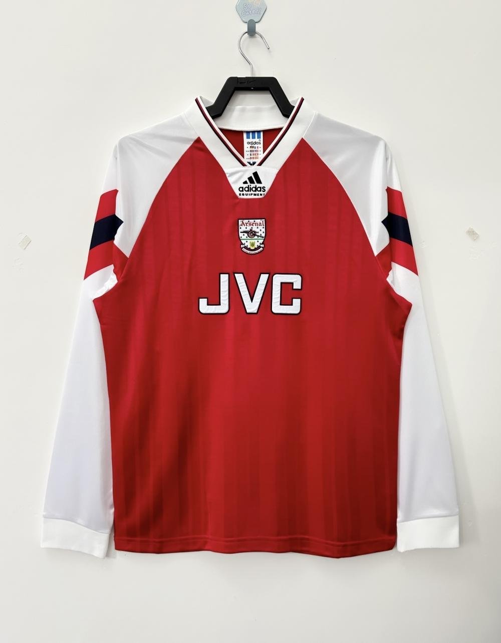1992/1993 Retro Long Sleeve Arsenal Home Football Shirt 1:1