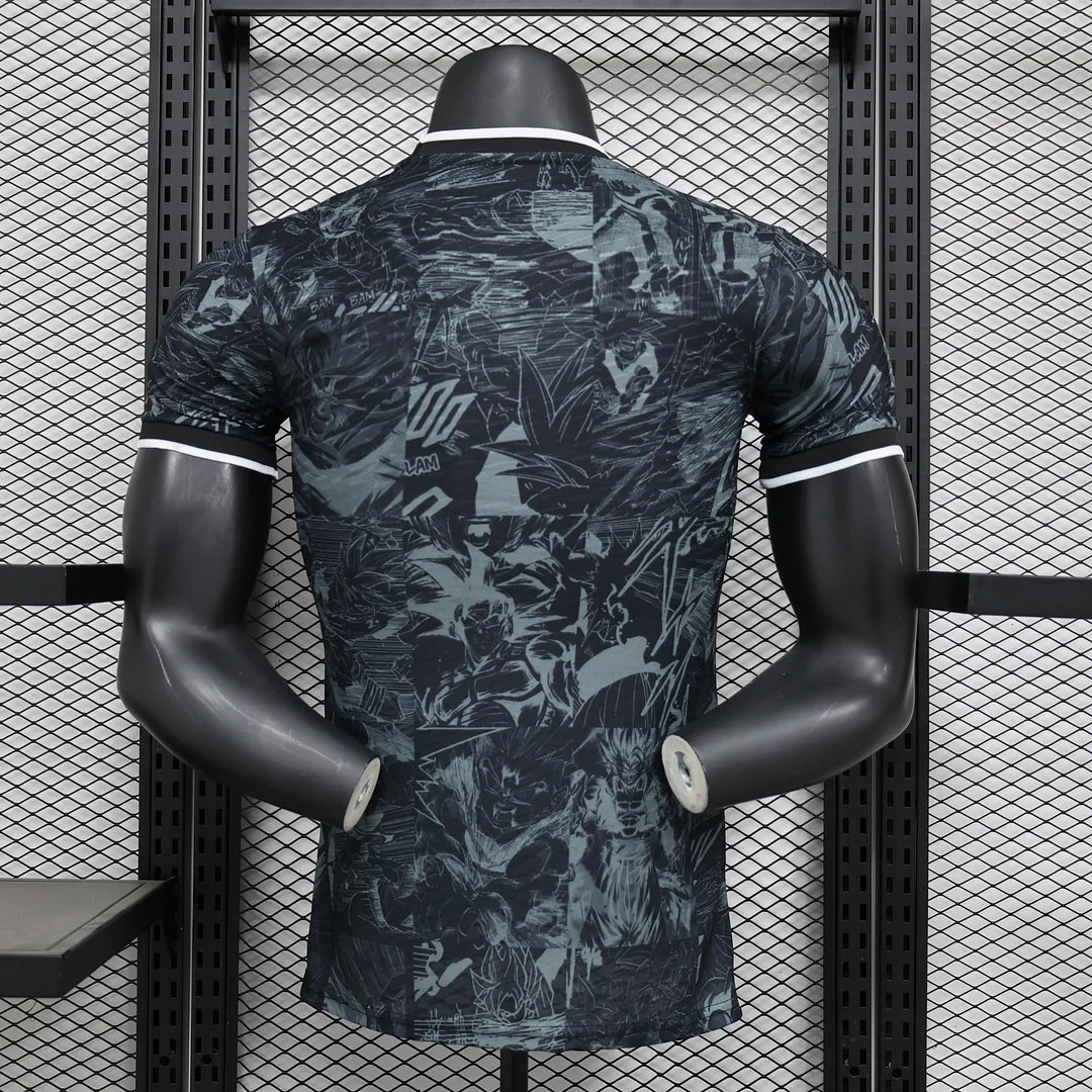 2025/2026 Player Version Japan White Saiyan Black Football Jersey 1:1