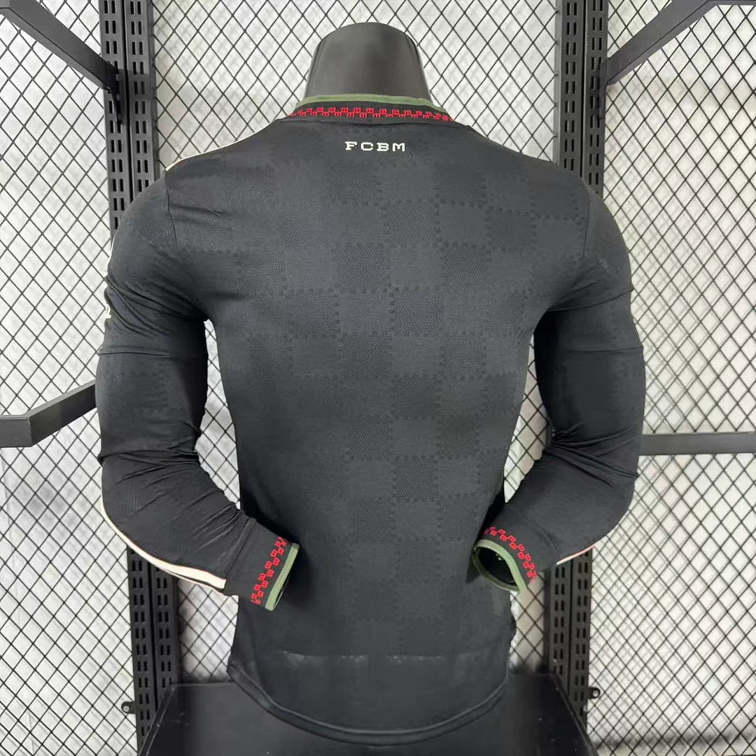 2025/2026 Long Sleeves Player Version Bayern Munich Third Away Football Shirt 1:1