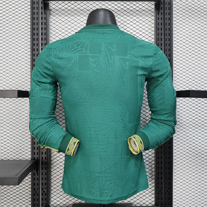 2025/2026 Player Version Long Sleeve Mexico National Special Edition Green Football Shirt 1:1