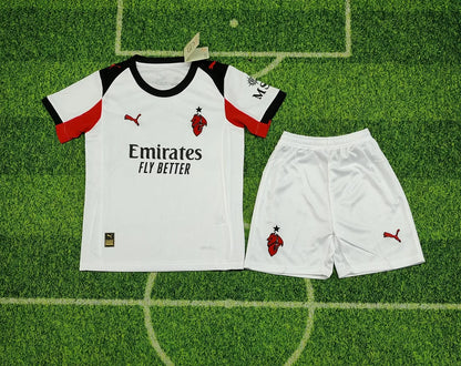 2025/2026 AC Milan Away Football Shirt 1:1 Kids Size