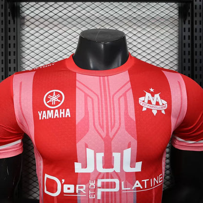 2025/2026 Player Version Olympique de Marseille Special edition Red Football Jersey 1:1