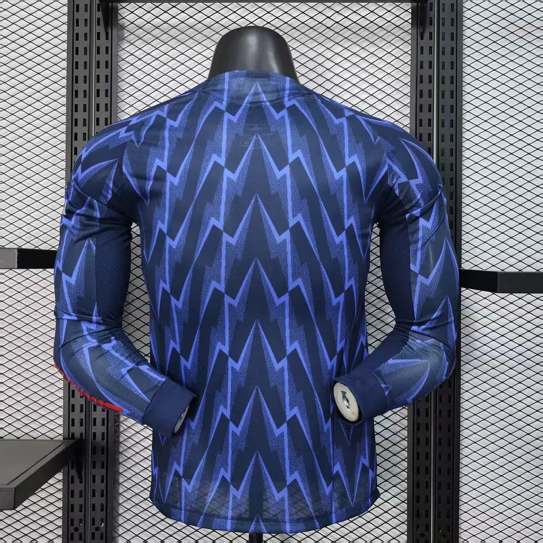 2025/2026 Long Sleeves Player Version Arsenal Away Football Shirt 1:1