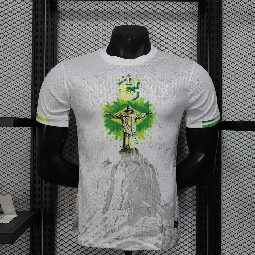 2025/2026 Player Version Brazil Jesus Special Edition white Football Jersey 1:1