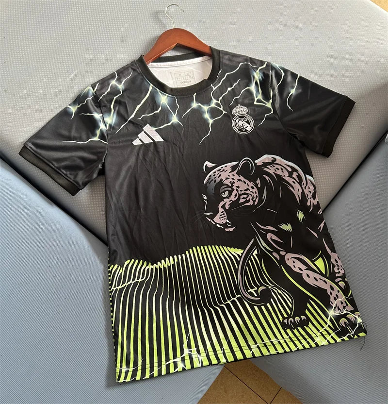 2024/2025 Real Madrid Leopard Special Edition Jersey Green 1:1