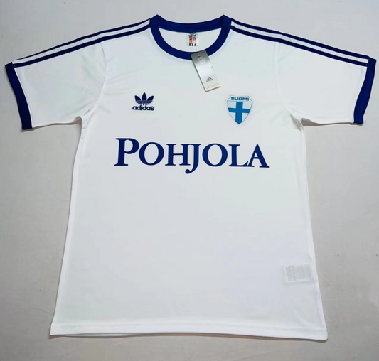 1982 Retro Finland Home Football Shirt 1:1