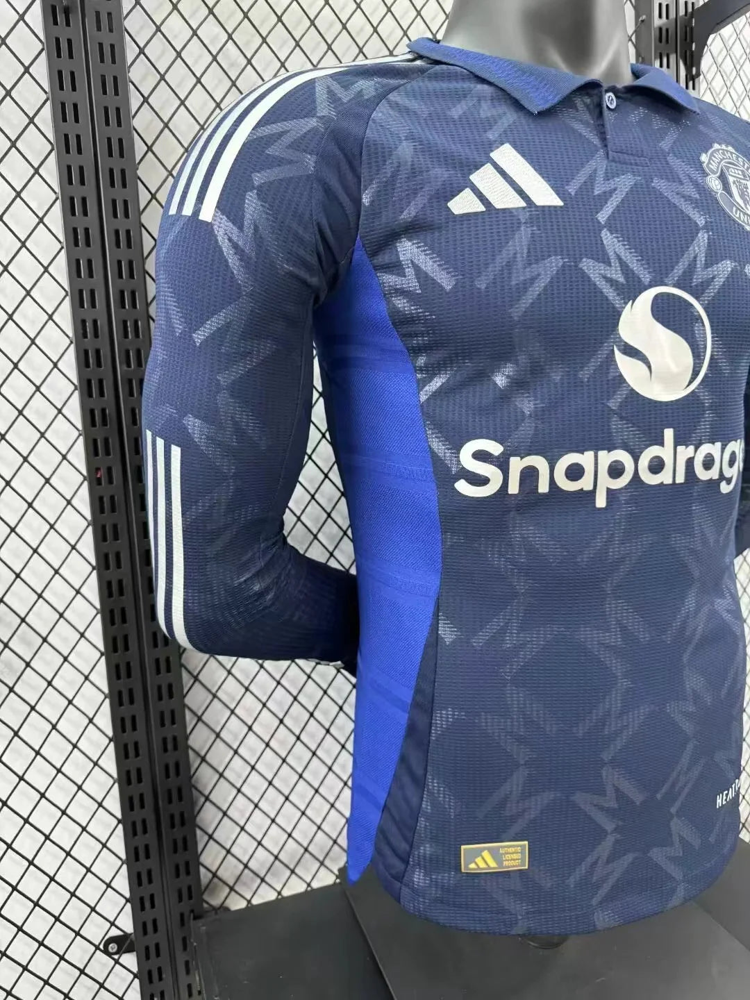 2024/2025 Player Version Manchester United Away Long Sleeve Football Shirt 1:1