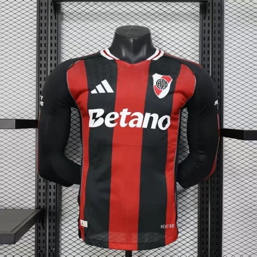 2025/2026 Long Sleeve Player Version River Plate Away Football Jersey 1:1