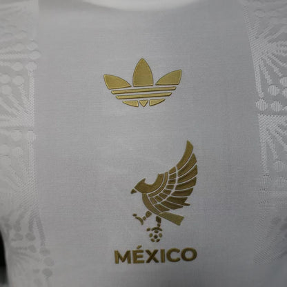 2025/2026 Long Sleeve Player Version Mexico National Special Edition platinum Football Shirt 1:1
