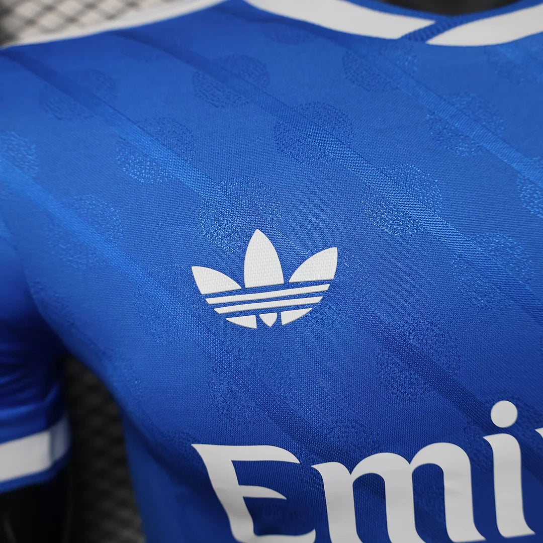 2025/2026 Player Version Real Madrid Third Away Blue Football Jersey 1:1