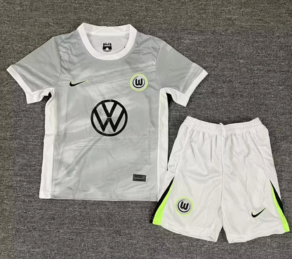 2025/2026 VfL Wolfsburg Away Football Jersey 1:1 Quality Thai Kids Size