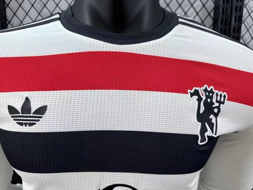 2024/2025 Player Version Manchester United Third Away Long Sleeve Football Shirt 1:1