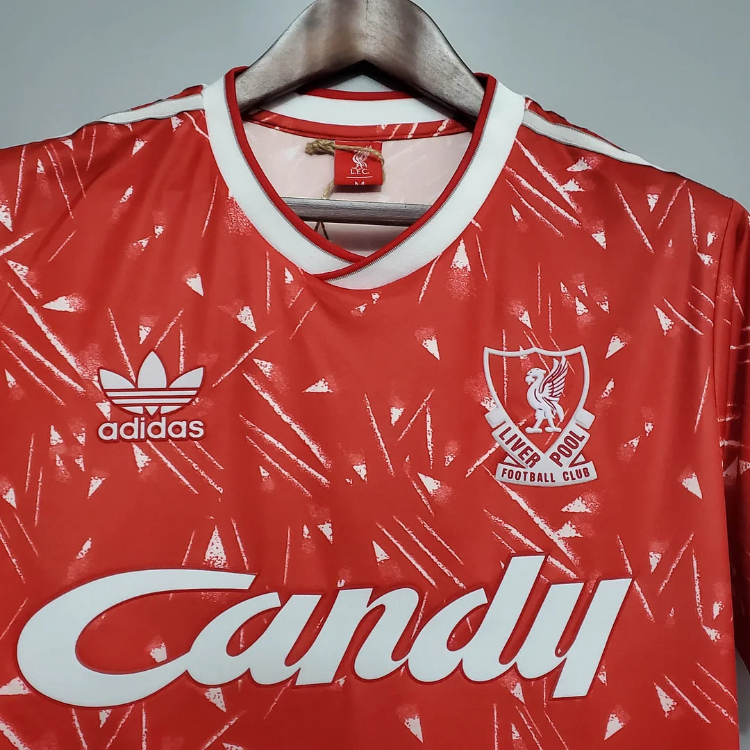 Retro 1989/1991 Liverpool Football Shirt Home 1:1