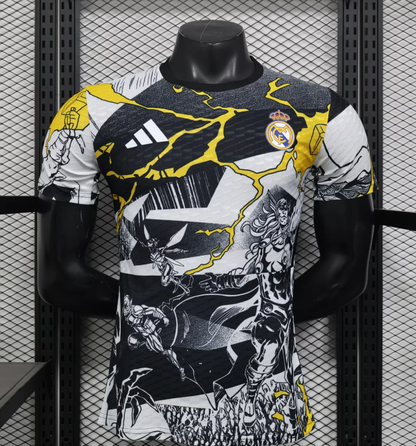 2025/2026 Player Version Real Madrid Collaboration With Marvel Football Shirt 1:1