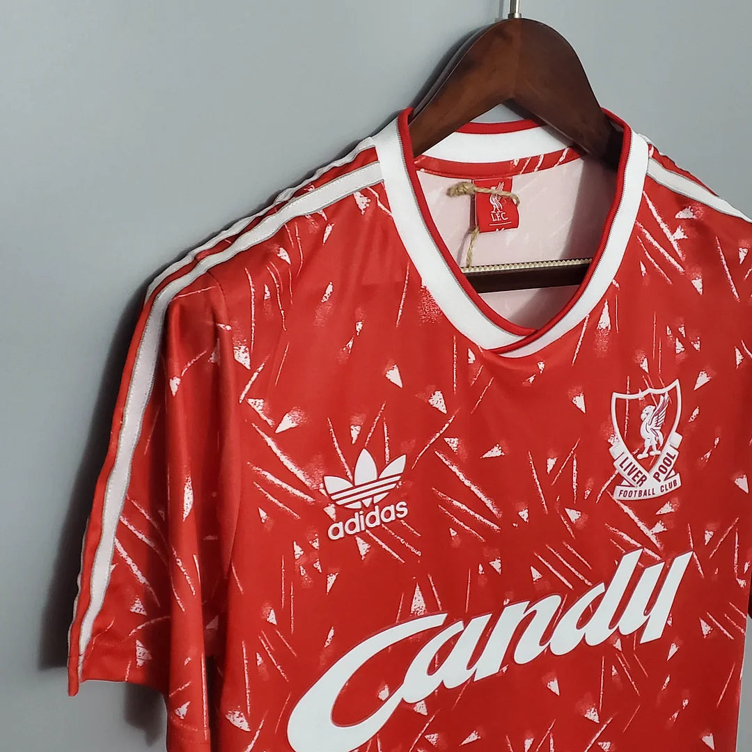 Retro 1989/1991 Liverpool Football Shirt Home 1:1