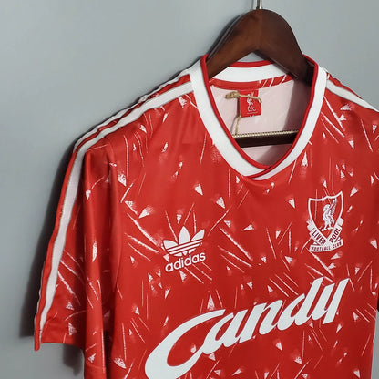 Retro 1989/1991 Liverpool Football Shirt Home 1:1