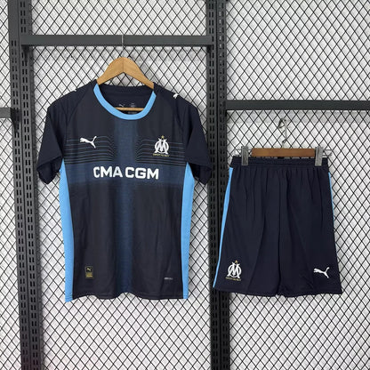 2025/2026 Olympique de Marseille Away Football Shirt 1:1 Kids Size
