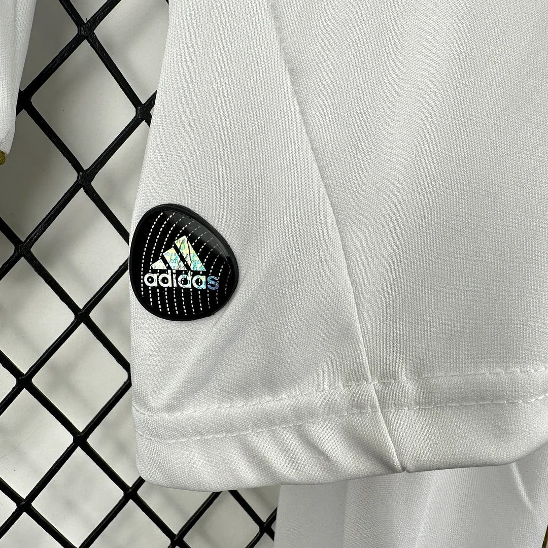 2011/2012 Retro Long Sleeve Real Madrid Home Football Shirt 1:1 Kids Size