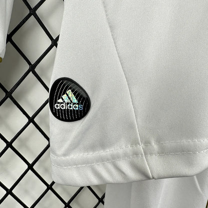 2011/2012 Retro Long Sleeve Real Madrid Home Football Shirt 1:1 Kids Size