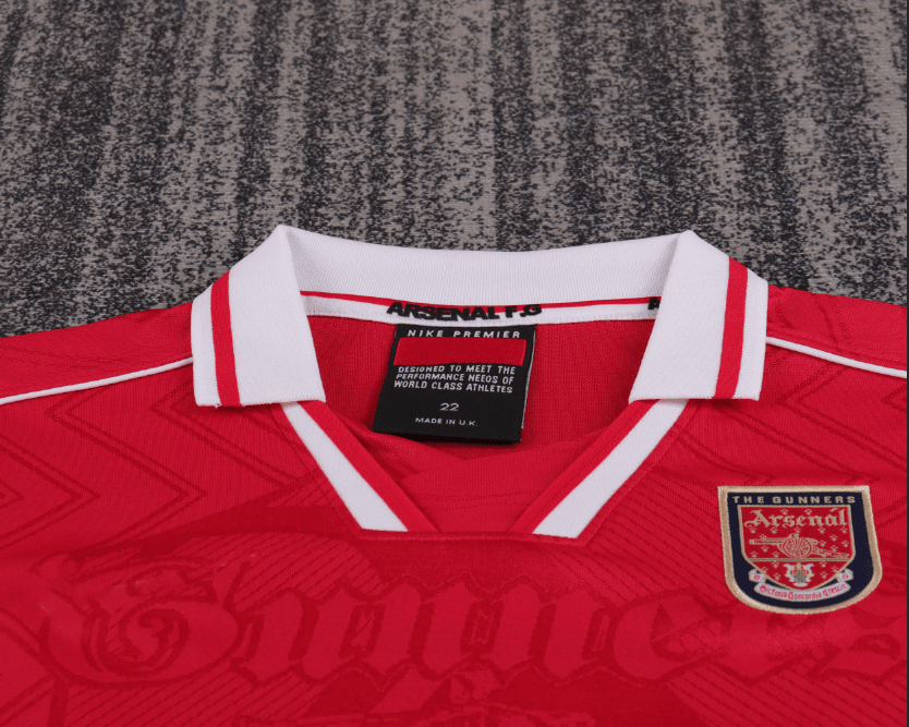 1996-1997 Retro Arsenal Home Football Shirt 1:1 Kids Size